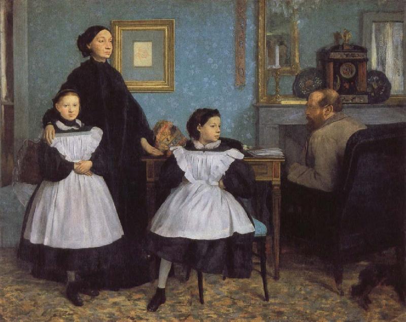 Edgar Degas The Belleli Family oil painting image
